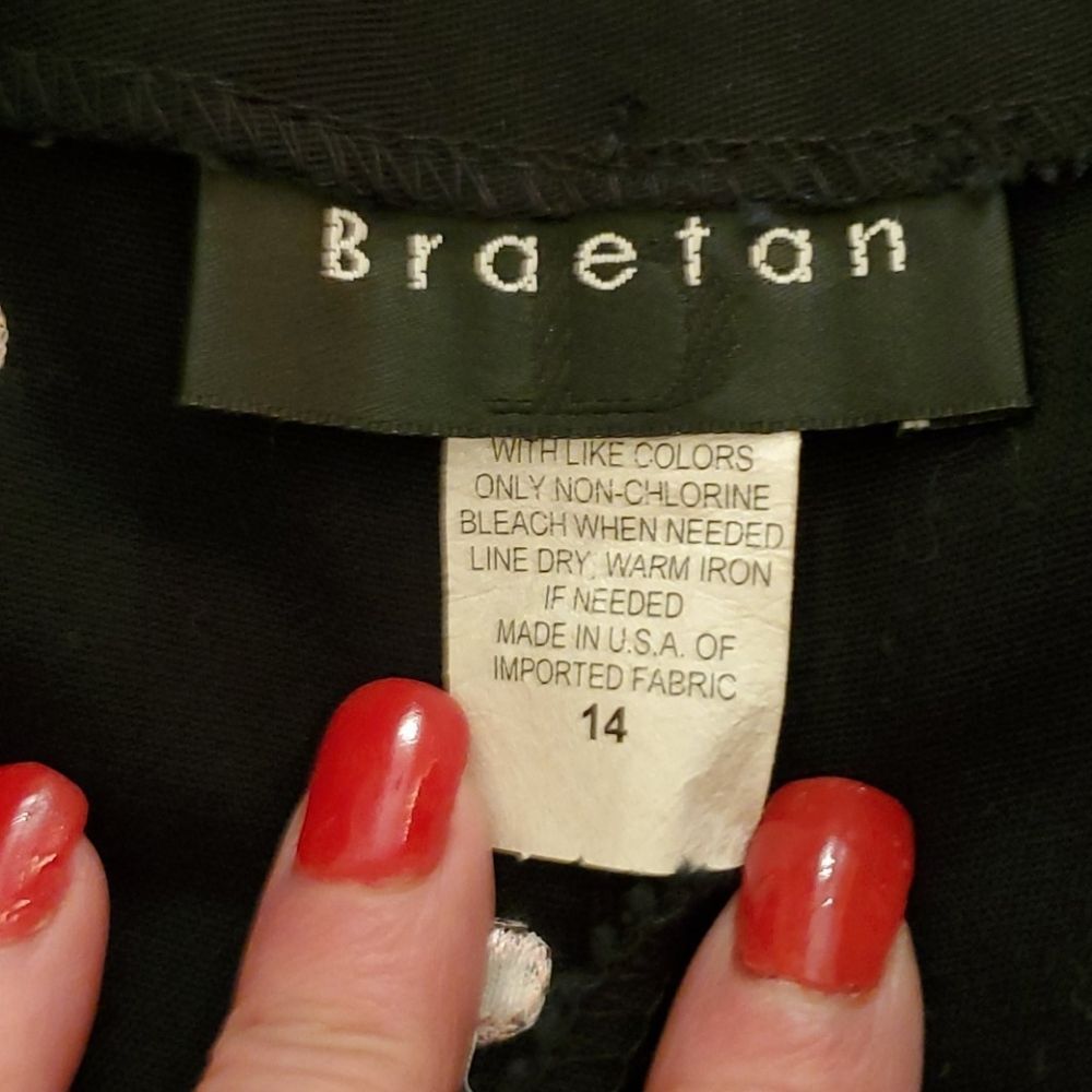 Braetan black and pink slacks - Picture 7 of 7